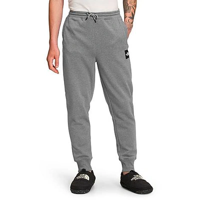Shop The North Face Inc Men's Box Nse Jogger Pants In Tnf Medium Grey Heather/tnf Black