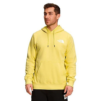 Shop The North Face Inc Men's Box Nse Pullover Hoodie In Yellowtail/tnf Black