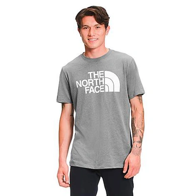 Shop The North Face Inc Men's Half Dome T-shirt In Tnf Medium Grey Heather/tnf White