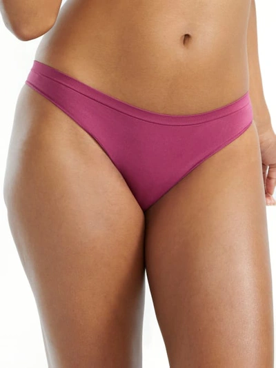 Shop B.tempt'd By Wacoal Comfort Intended Thong In Raspberry Coulis