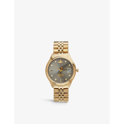 Shop Vivienne Westwood Watches Women's Grey Camberwell Stainless Steel Quartz Watch
