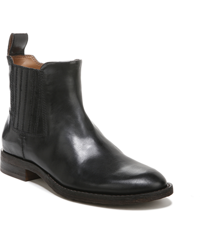 Shop Franco Sarto Linc Casual Leather Booties In Black Leather
