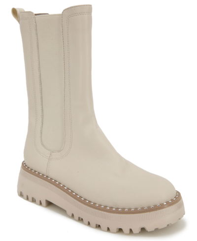 Shop Kenneth Cole New York Women's Radell Lug Sole Chelsea Boots In Ivory