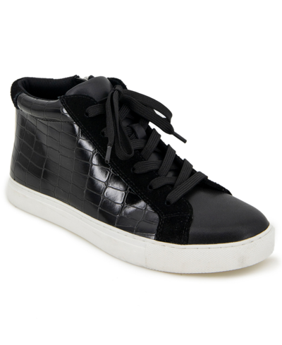 Shop Kenneth Cole New York Women's Kam Hightop Sneakers In Black
