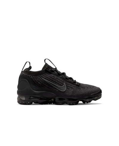 Shop Nike Big Kids Air Vapormax 2021 Flyknit Casual Sneakers From Finish Line In Black