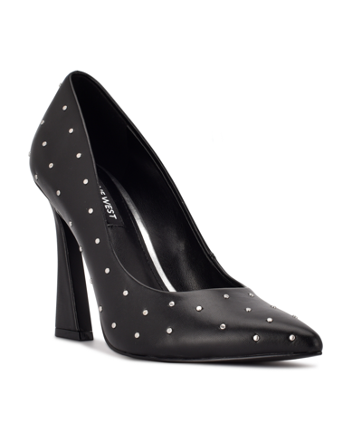 Nine West Women's Tenry Studded Dress Pumps In Black