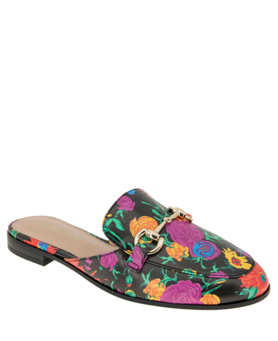 Shop Bcbgeneration Women's Zorie Tailored Slip-on Loafer Mules In Multi Floral