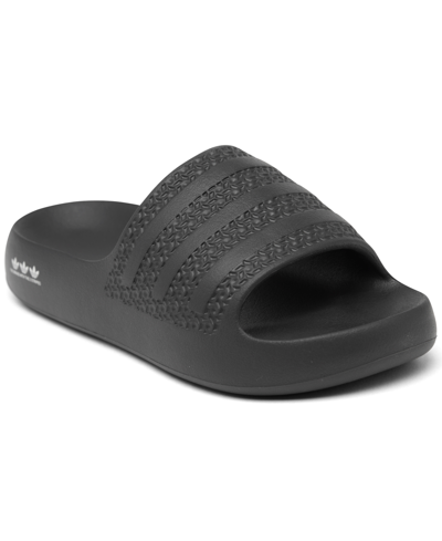 Shop Adidas Originals Adidas Women's Originals Adilette Ayoon Slide Sandals From Finish Line In Core Black/cloud White