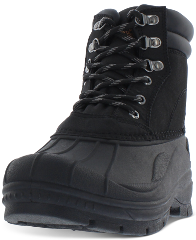 Shop Weatherproof Vintage Men's Outdoor Duck Boots In Black