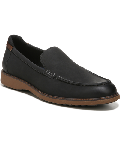 Shop Dr. Scholl's Men's Sync Up Moc Slip-ons Loafer In Black Synthetic