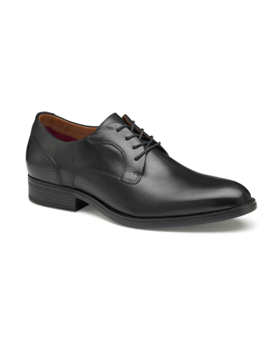 Shop Johnston & Murphy Men's Hawthorn Plain Toe Dress Shoes In Black