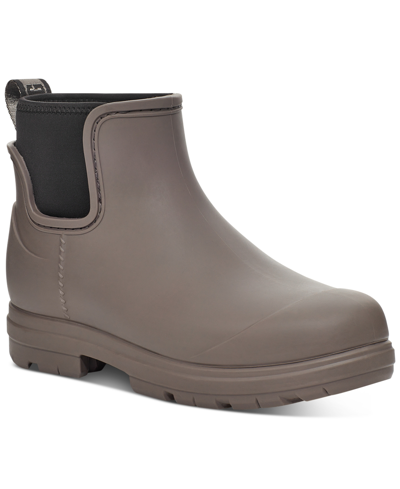 Shop Ugg Women's Droplet Lug-sole Waterproof Rain Boots In Wild Dove