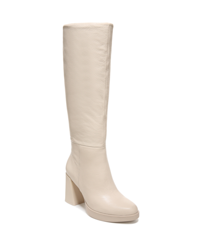 Shop Naturalizer Genn-align High Shaft Boots Women's Shoes In Porcelain Pebble Leather