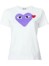 COMME DES GARÇONS PLAY heart print T-shirt,手洗