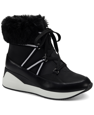 Shop Alfani Women's Windee High-top Sneakers, Created For Macy's Women's Shoes In Black
