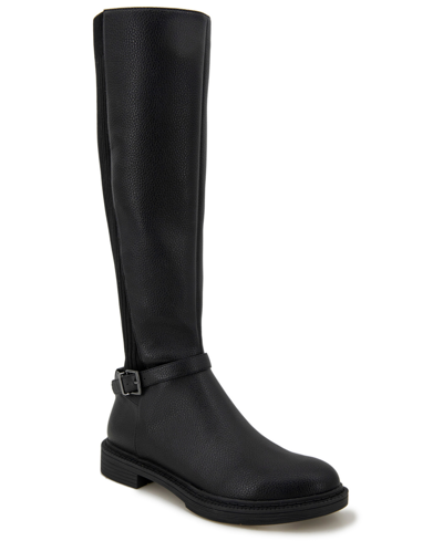 Shop Kenneth Cole Reaction Women's Winona Riding Boots Women's Shoes In Black