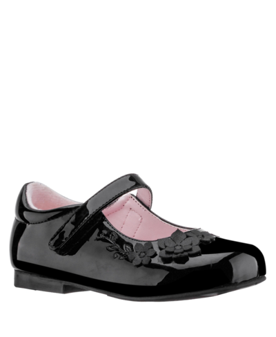 Shop Nina Little Girls Elodee Dress Shoes In Black Patent