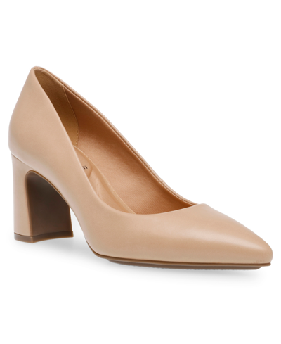 Shop Anne Klein Women's Banks Pointed Toe Pumps In Nude