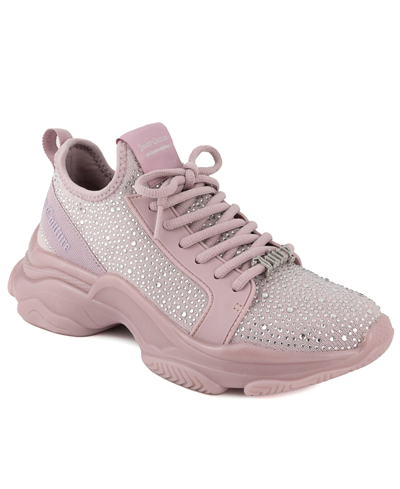 Shop Juicy Couture Women's Adana Lace-up Sneakers In Lilac