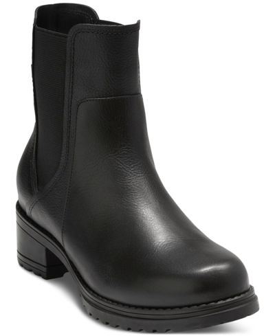 Shop Cole Haan Women's Camea Chelsea Booties In Black Leather