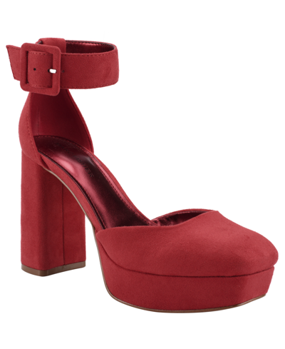 Shop Marc Fisher Women's Naina Dress Pumps In Red