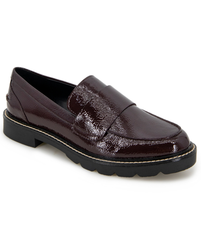 Shop Kenneth Cole Reaction Women's Francis Loafer In Burgundy