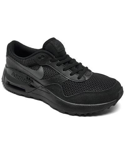 Nike Big Kids Air Max Systm Casual Sneakers From Finish Line In  Black/anthracite | ModeSens