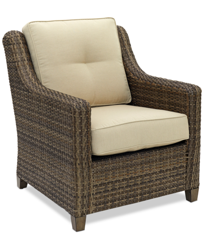 Shop Agio Closeout! Leighton Outdoor Lounge Chair In Outdura Storm Pewter
