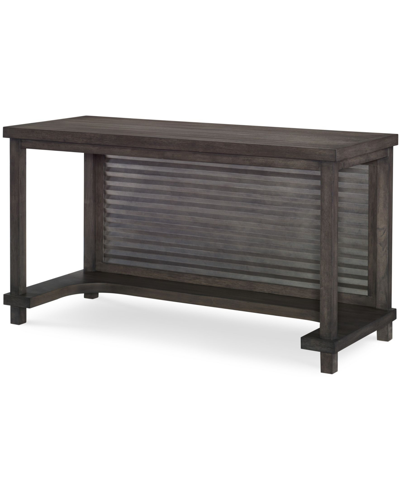 Furniture Bunk House Desk In Aged Barnwood