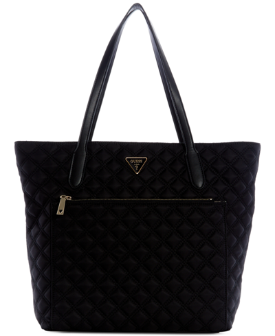Shop Guess Jaxi Tote, Created For Macy's In Black