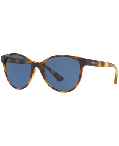 Sunglass Hut Collection Women's Sunglasses, Hu202155-x In Shiny Havana