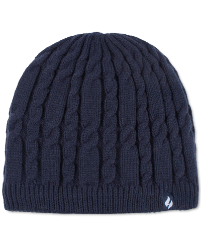 Heat Holders Women's Alesund Cable-knit Hat In Navy