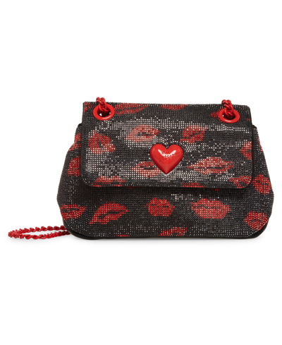 Shop Betsey Johnson Women's Shine Art Convertible Bag In Red
