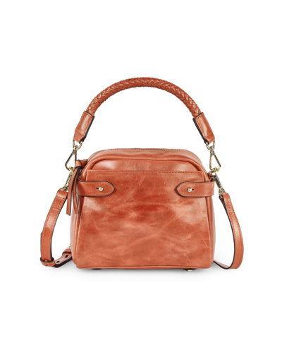 Shop Lodis Women's Rebecca Crossbody Bag In Chestnut