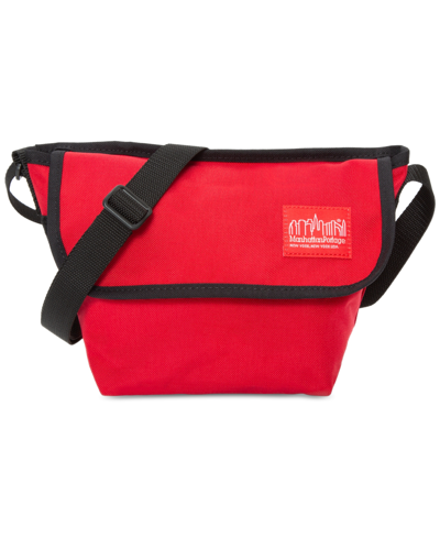 Shop Manhattan Portage Nylon Messenger Bag In Red