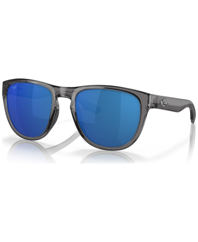 Shop Costa Del Mar Unisex Polarized Sunglasses, 6s908255-zp In Gray Crystal
