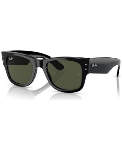 Shop Ray Ban Unisex Mega Wayfarer Sunglasses, Rb0840s In Black