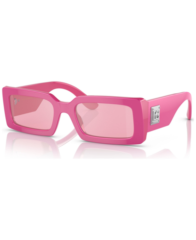 Shop Dolce & Gabbana Women's Sunglasses, Dg4416 In Metallic Pink
