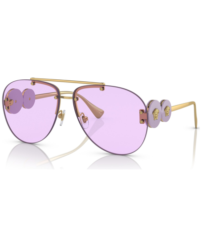 Shop Versace Women's Sunglasses, Ve2250 In Violet