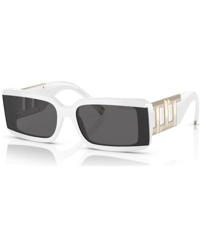 Shop Tiffany & Co Women's Sunglasses, Tf419762-x In Solid White
