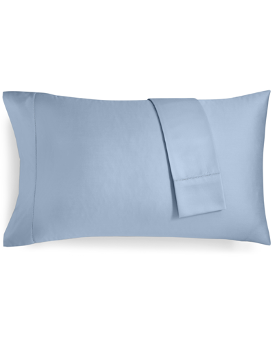 Shop Charter Club Solid 550 Thread Count 100% Cotton Pillowcase Pair, Standard, Created For Macy's In Horizon
