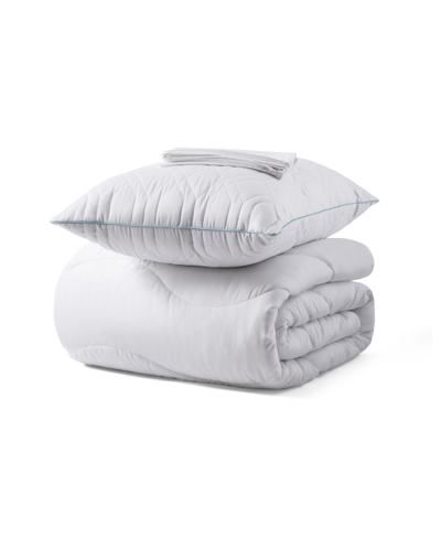 Shop Allied Home Lyocell Soft And Breathable 3 Piece Mattress Pad Set, Twin In White