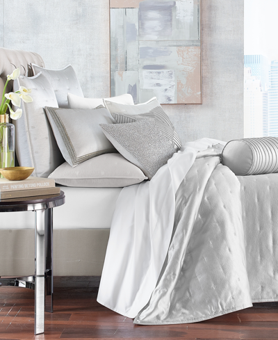 Shop Hotel Collection Closeout!  Glint Coverlet, Full/queen, Created For Macy's In Silver
