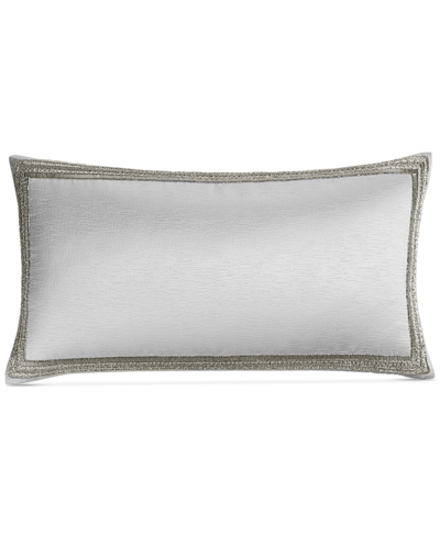 Shop Hotel Collection Glint Decorative Pillow, 14" X 26", Created For Macy's In Silver
