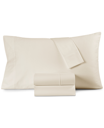 Hotel Collection 525 Thread Count Egyptian Cotton 3-pc. Sheet Set, Twin Xl, Exclusively At Macy's In Ivory