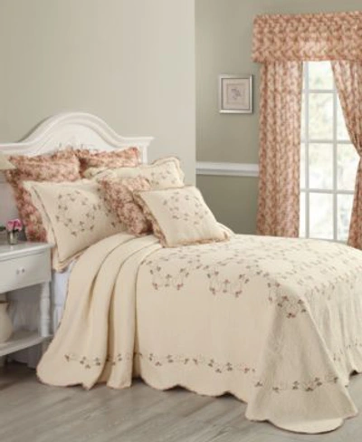 PEKING HANDICRAFT INC MODERN HEIRLOOM FELISA BEDSPREAD 