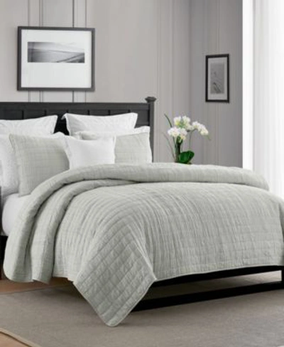 Shop Cathay Home Inc. Enzyme Washed Crinkle Quilt Sets In Navy