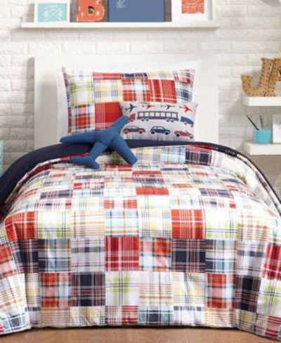 Shop Urban Playground Bryce 5 Pc. Reversible Cotton Comforter Sets In Multi