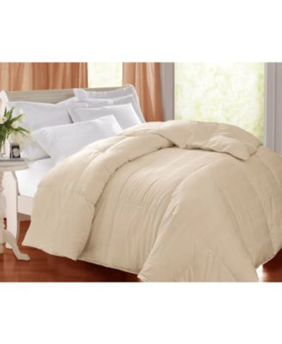 Shop Blue Ridge White Goose Feather Down 400 Thread Count Damask Comforters In Platinum