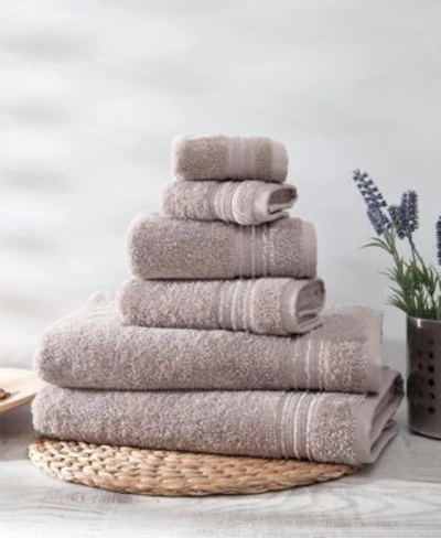 Ozan Premium Home Cascade Bath Towels In Aqua